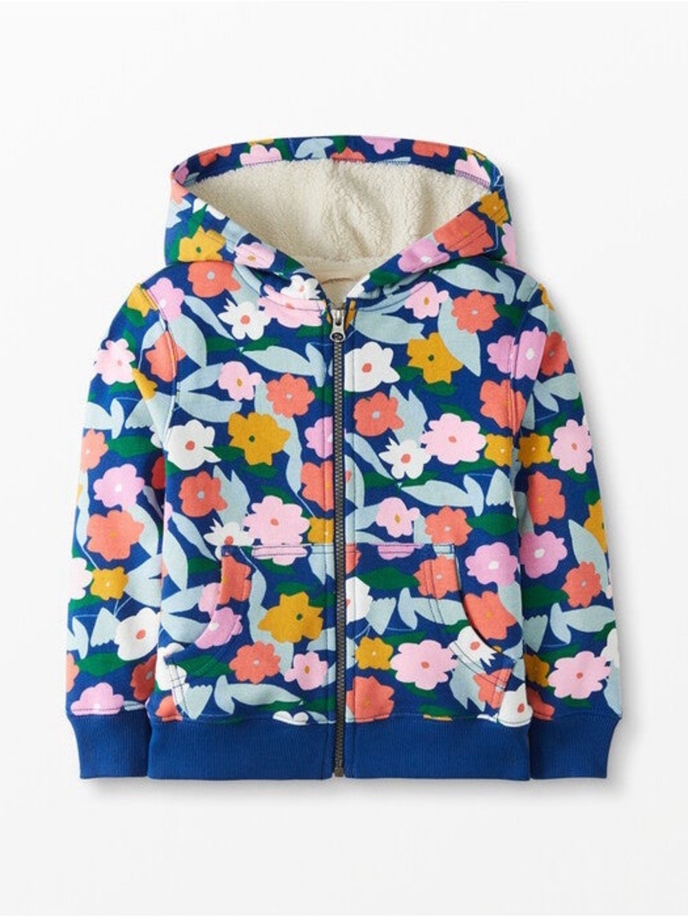 Hanna Andersson Faux Shearling French Terry Hoodie